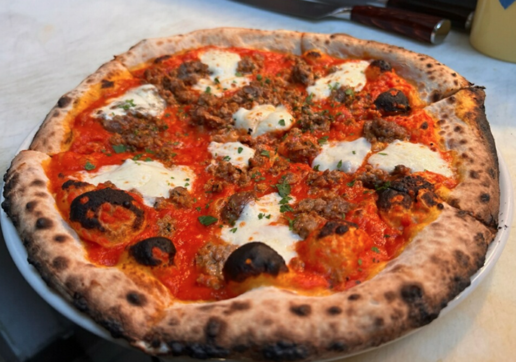 Sausage Limestone Pizza Kitchen Bar