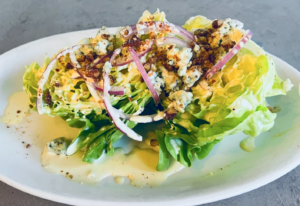 Wedge salad w/ blue cheese dressing