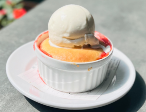 Strawberry Rhubarb Cobbler